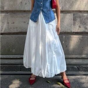 BDG by Urban Outfitters White A-Line Skirt